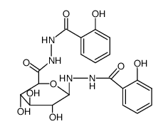 1-Deoxy-1-(2-salicyloylhydrazino)-β-D-glucopyranuronsaeure-salicyloylhydrazid结构式