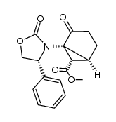 2-oxo-1-(2-oxo-4-phenyl-oxazolidin-3-yl)-bicyclo[3.1.0]hexane-6-carboxylic acid methyl ester结构式