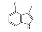 4-氟-3-甲基-1H-吲哚结构式