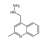 (2-methylquinolin-4-yl)methylhydrazine Structure