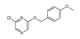 2-chloro-6-[(4-methoxybenzyl)oxy]pyrazine结构式