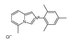 2-(2,4,6-三甲苯基)-5-甲基咪唑[1,5-A]吡啶氯化物结构式