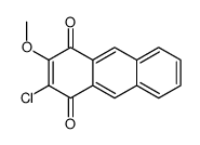 2-chloro-3-methoxyanthracene-1,4-dione Structure