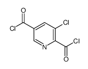 3-chloropyridine-2,5-dicarbonyl chloride结构式