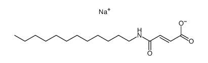 Sodium; (E)-3-dodecylcarbamoyl-acrylate Structure