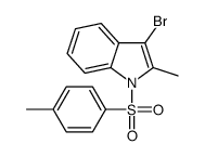 3-bromo-2-methyl-1-(4-methylphenyl)sulfonylindole结构式