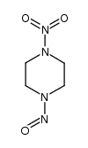 N-nitroso-N'-nitropiperazine结构式