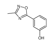 3-(3-methyl-1,2,4-oxadiazol-5-yl)phenol(SALTDATA: FREE) structure