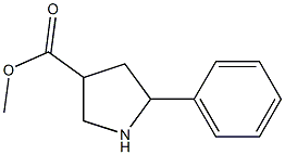 Methyl 5-phenyl-pyrrolidine-3-carboxylate picture