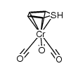 thiophene-chromiumtricarbonyl Structure