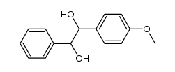 1-(4-methoxyphenyl)-2-phenyl-ethane-1,2-diol Structure