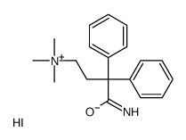 (4-amino-4-oxo-3,3-diphenylbutyl)-trimethylazanium,iodide Structure
