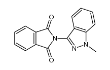 2-(1-methyl-1H-indazol-3-yl)isoindoline-1,3-dione Structure