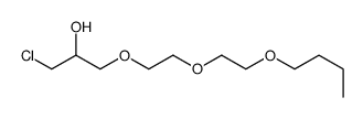 1-[2-(2-butoxyethoxy)ethoxy]-3-chloropropan-2-ol Structure