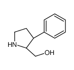 [(2S,3R)-3-phenylpyrrolidin-2-yl]methanol结构式