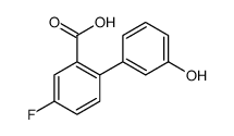 5-fluoro-2-(3-hydroxyphenyl)benzoic acid Structure