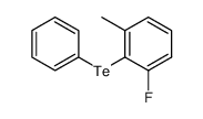 (2-fluoro-6-methylphenyl)(phenyl)tellane Structure