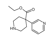 ETHYL 4-(PYRIDIN-3-YL)PIPERIDINE-4-CARBOXYLATE Structure