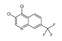 3,4-Dichloro-7-trifluoromethylquinoline Structure