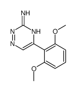 5-(2,6-dimethoxyphenyl)-1,2,4-triazin-3-amine结构式