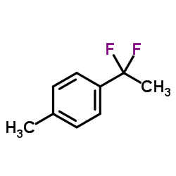 1-(1,1-Difluoroethyl)-4-methylbenzene结构式