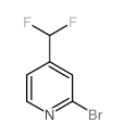 2-Bromo-4-(difluoromethyl)pyridine structure