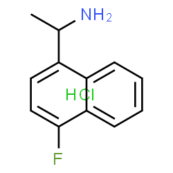 (R)-1-(4-Fluoronaphthalen-1-yl)ethan-1-amine hydrochloride Structure