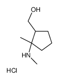 cis-(2-Methyl-2-methylamino-cyclopentyl)-methanol hydrochloride Structure