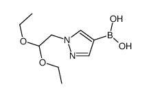 1-(2,2-Diethoxyethyl)-1H-pyrazol-4-ylboronic acid structure