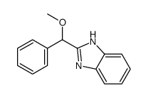 2-[methoxy(phenyl)methyl]-1H-benzimidazole结构式