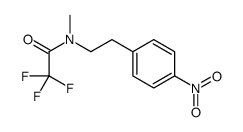 2,2,2-trifluoro-N-methyl-N-[2-(4-nitrophenyl)ethyl]acetamide Structure