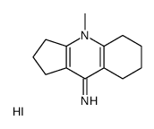 4-Methyl-9-amino-2,3,5,6,7,8-hexahydro-1H-cyclopenta(b)quinoline iodid e结构式