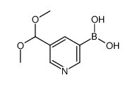 5-(Dimethoxymethyl)pyridine-3-boronic acid Structure