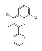4,8-dichloro-3-methyl-2-(pyridin-2-yl)quinoline Structure
