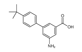 3-amino-5-(4-tert-butylphenyl)benzoic acid Structure