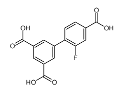 5-(4-carboxy-2-fluorophenyl)benzene-1,3-dicarboxylic acid结构式