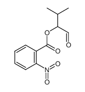 3-methyl-1-oxobutan-2-yl o-nitrobenzoate Structure