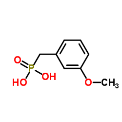 (3-Methoxybenzyl)phosphonic acid结构式