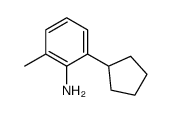 2-cyclopentyl-6-methylaniline Structure