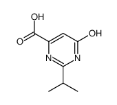 4-oxo-2-propan-2-yl-1H-pyrimidine-6-carboxylic acid结构式