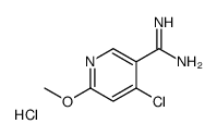 4-氯-6-甲氧基烟酰胺盐酸盐结构式