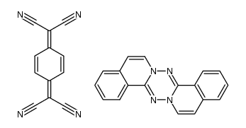 2,2'-(cyclohexa-2,5-diene-1,4-diylidene)dimalononitrile compound with [1,2,4,5]tetrazino[3,2-a:6,5-a']diisoquinoline (1:1) Structure