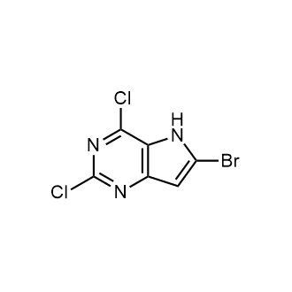 6-Bromo-2,4-dichloro-5H-pyrrolo[3,2-d]pyrimidine picture