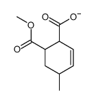 6-methoxycarbonyl-4-methylcyclohex-2-ene-1-carboxylate结构式