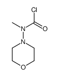 N-methyl-N-morpholin-4-ylcarbamoyl chloride Structure