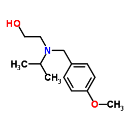 2-[Isopropyl(4-methoxybenzyl)amino]ethanol Structure