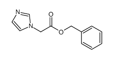 benzyl 2-imidazol-1-ylacetate结构式
