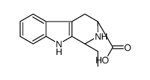 (1S,3s)-1-乙基-2,3,4,9-四氢-1H-吡啶并[3,4-b]吲哚-3-羧酸结构式