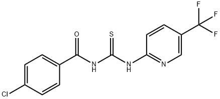 1-[(4-Chlorophenyl)carbonyl]-3-[5-(trifluoromethyl)-pyridin-2-yl]thiourea图片