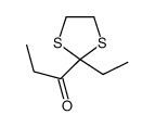 1-(2-ethyl-1,3-dithiolan-2-yl)propan-1-one Structure